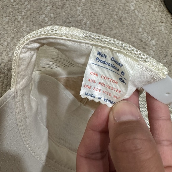 Vintage Walt Disney World Productions 1980's Mesh Trucker Snapback Hat Cap - Picture 8 of 10